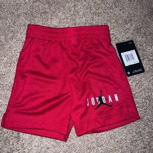 Jordan shorts, *NWT, red, 3T